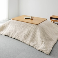 アイボリー／長方形　※天板サイズ約105×75cmのこたつを使用