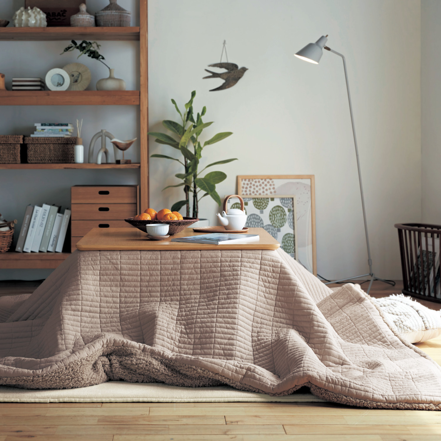 イブル風×吸湿発熱ボアのこたつ布団 【洗濯機で洗える】 イブル風×吸湿発熱ボアのこたつ布団 【洗濯機で洗える】