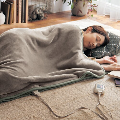 あったか寝ころんぼマット 【敷き電気毛布と掛け毛布の組み合わせ】