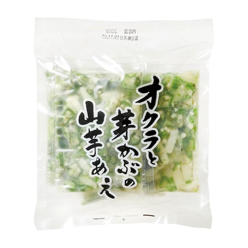 オクラと芽かぶの山芋和え 32食