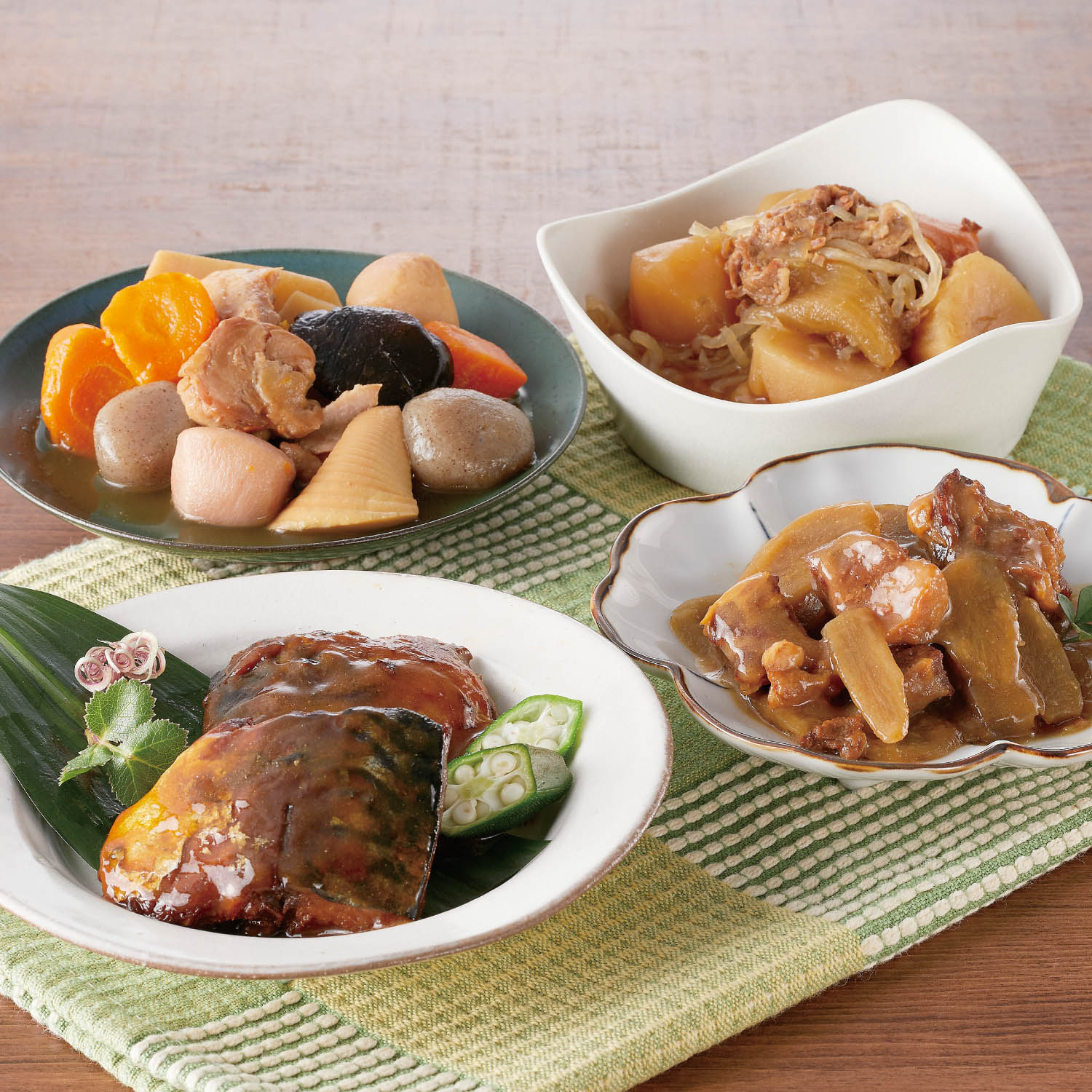 【ベルメゾン】おふくろの味お惣菜4種セット 8食 【ベルメゾン】おふくろの味お惣菜4種セット 8食