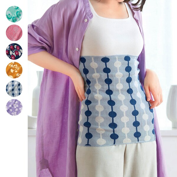 【竹久夢二】竹久夢二 肌あたりがやさしい綿混薄手腹巻き [日本製]