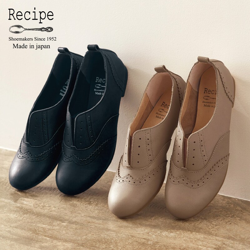 本革マニッシュスリッポンシューズ 日本製 レシピ Recipe 通販のベルメゾンネット