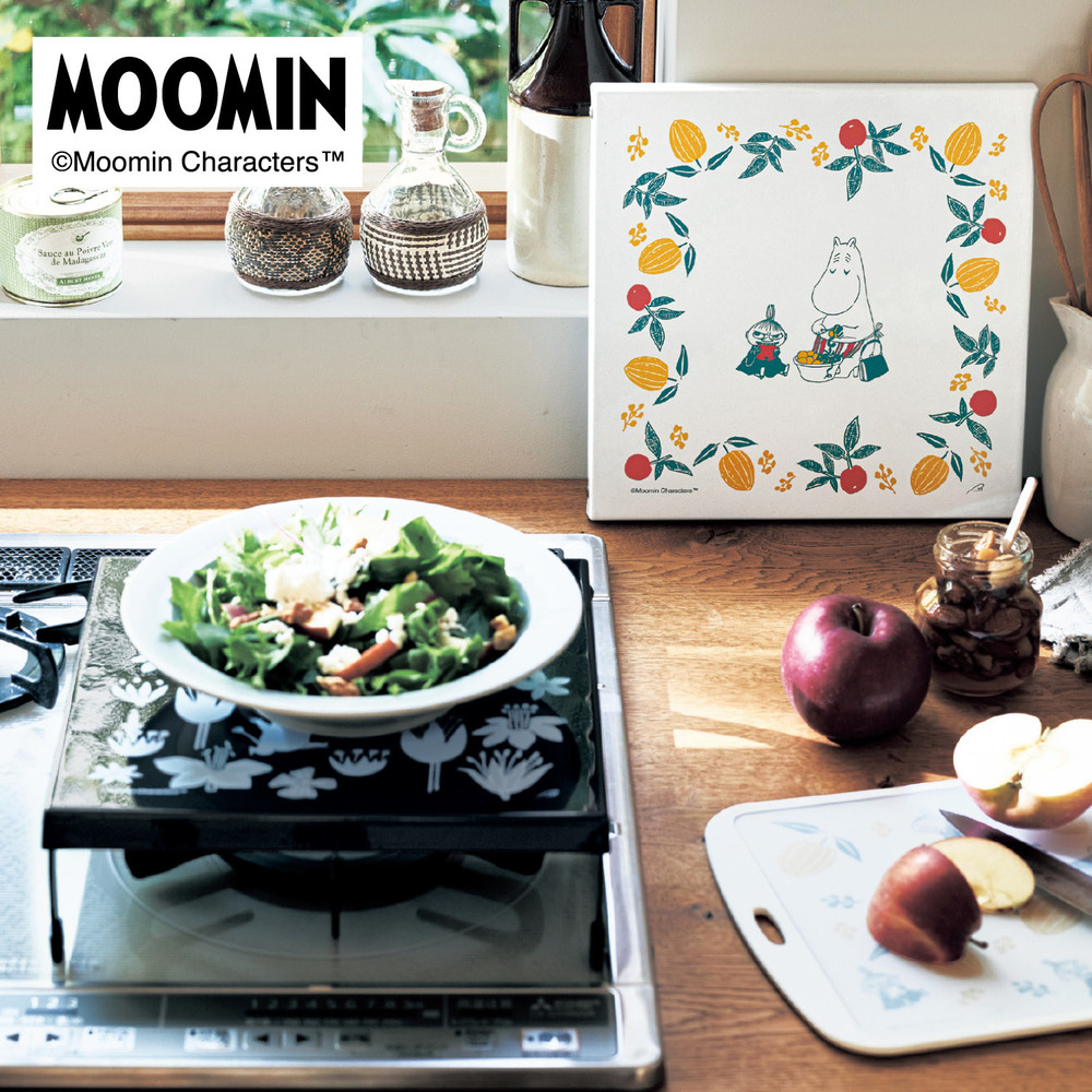 【ムーミン/MOOMIN】折りたためる1口コンロカバー「ムーミン」