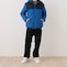ブルー／モデル身長：148.5cm、着用サイズ：150