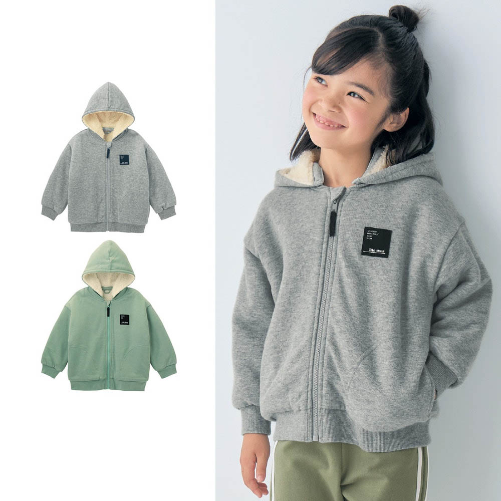 【ジータ/GITA】裏ボアロングパーカ 【子供服】