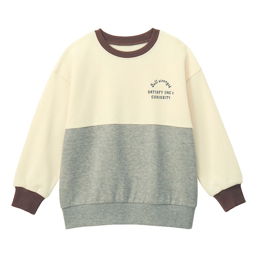 切替え裏起毛プルオーバー 【子供服】