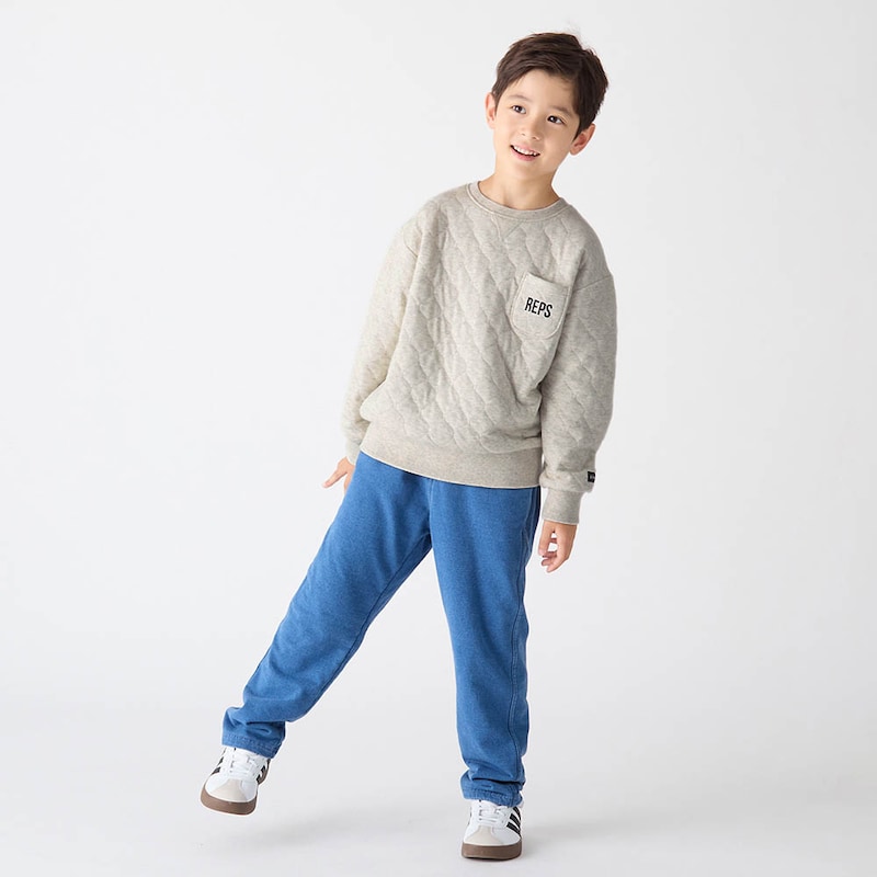 オートミール／モデル身長125cm・130サイズ着用