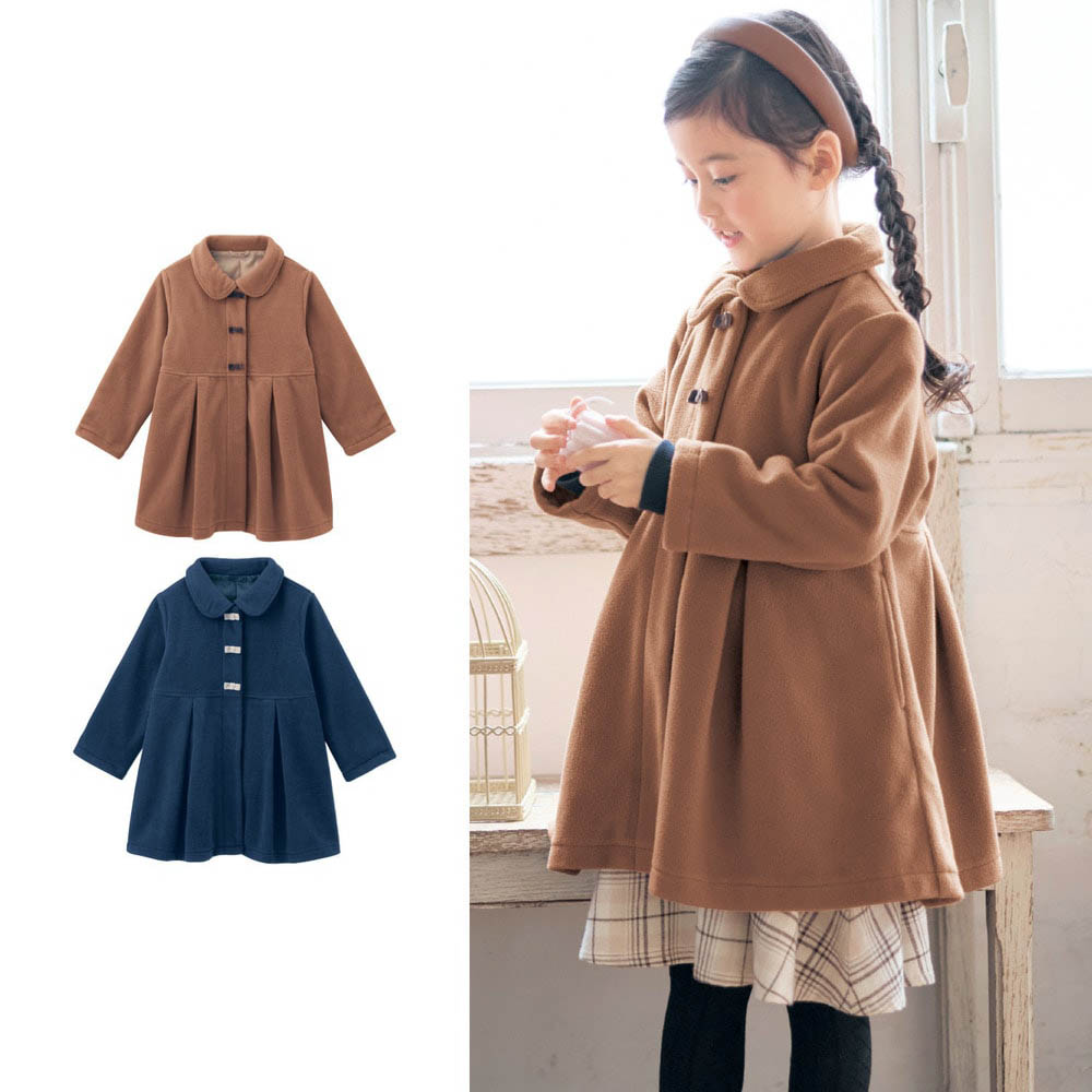 【ジータ/GITA】フレアシルエットフリースコート 【子供服 防寒】