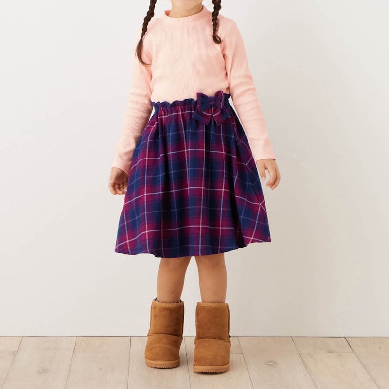 ピンク／モデル身長：110.5cm、着用サイズ：110