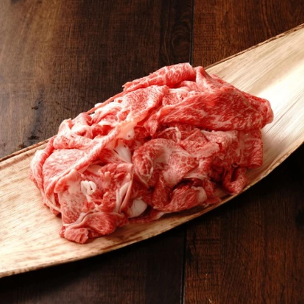 【ベルメゾン】大橋牧場 知床牛と長期熟成豚肉 切り落とし 計1kg