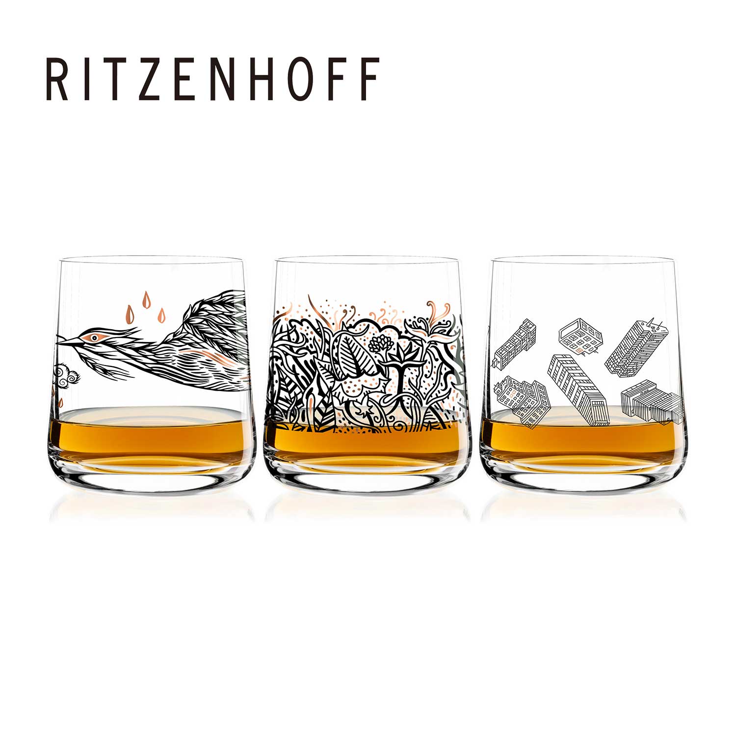 【リッツェンホフ/RITZENHOFF】RITZENHOFFウィスキーグラス