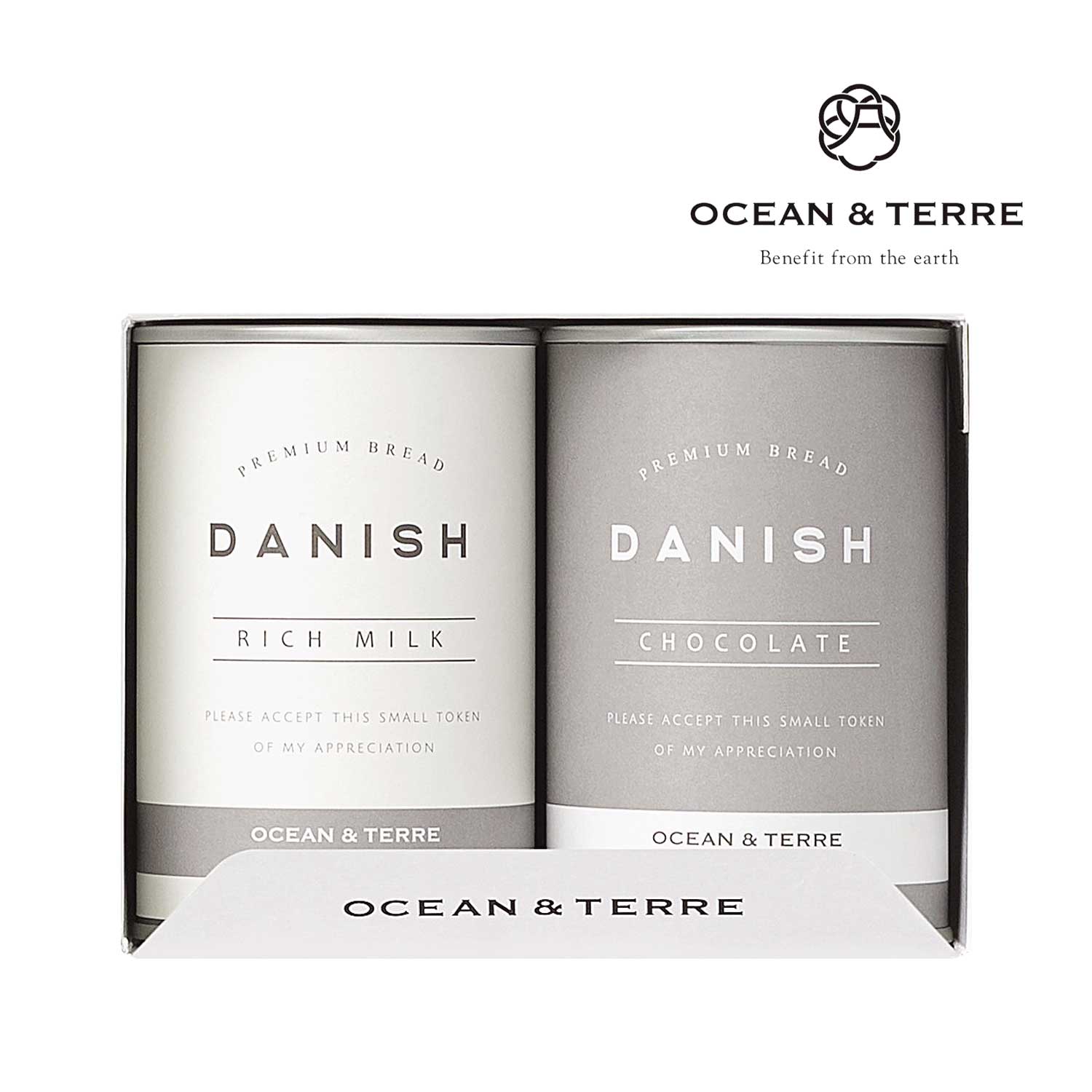【オーシャン & テール/OCEAN & TERRE】缶入りデニッシュパン2点セット画像
