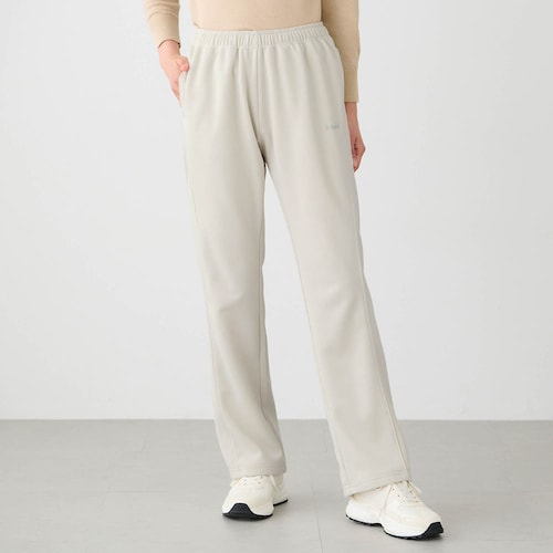 普段使いにも運動にも使いやすい！裏起毛ストレートジャージパンツ