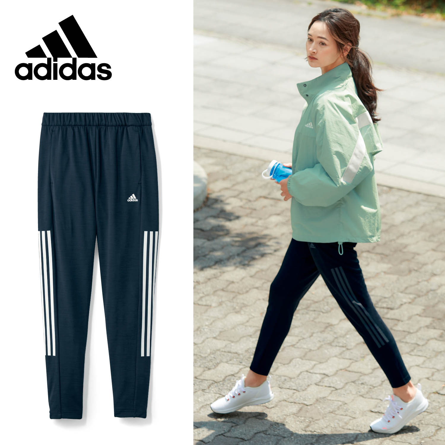 24 7 ニットテーパードパンツ 吸汗速乾 アディダス Adidas 通販のベルメゾンネット 24 7 ニットテーパードパンツ 吸汗速乾 アディダス Adidas 通販のベルメゾンネット
