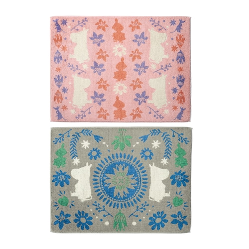 ボリュームタオルバスマット２柄セット 「ムーミン」