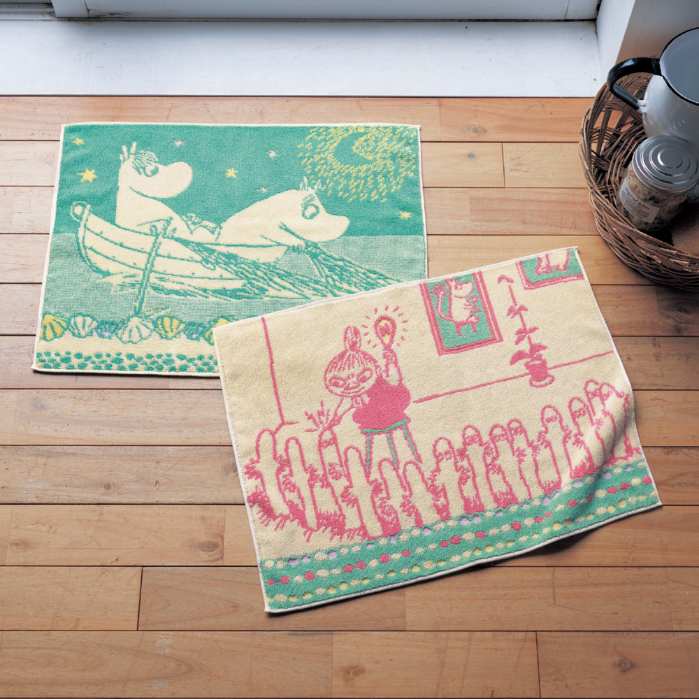 【ムーミン/MOOMIN】ボリュームタオルバスマット2柄セット 「ムーミン」 【ムーミン/MOOMIN】ボリュームタオルバスマット2柄セット 「ムーミン」