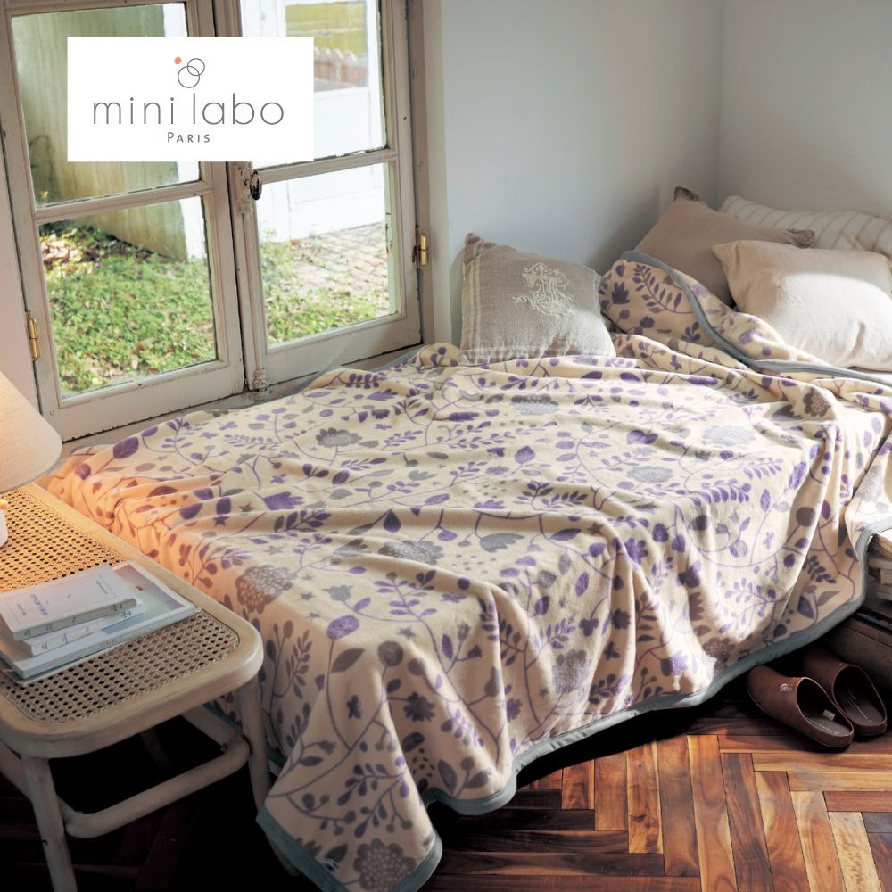 泉州産綿毛布(毛羽部分)〔日本製〕/鈴 「ミニラボ」(ミニラボ/mini labo)