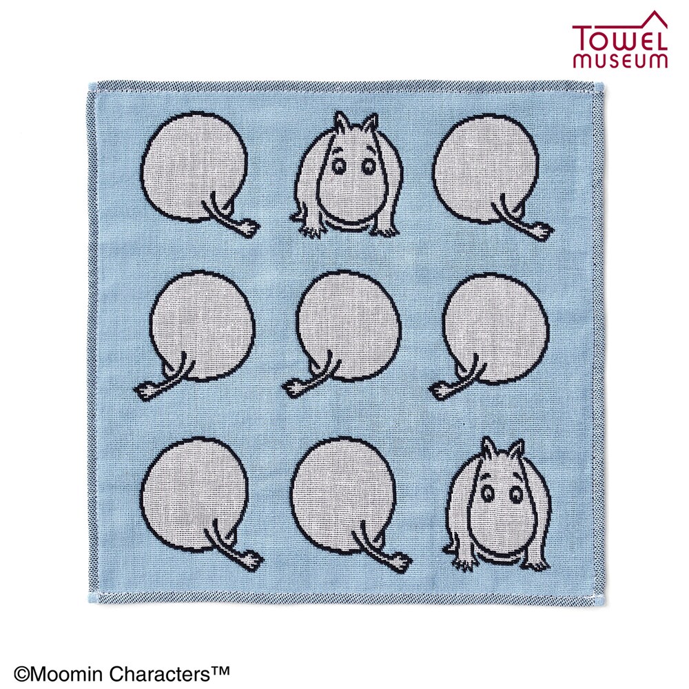 【ムーミン/MOOMIN】綿素材を使ったガーゼハンカチタオル「ムーミン」