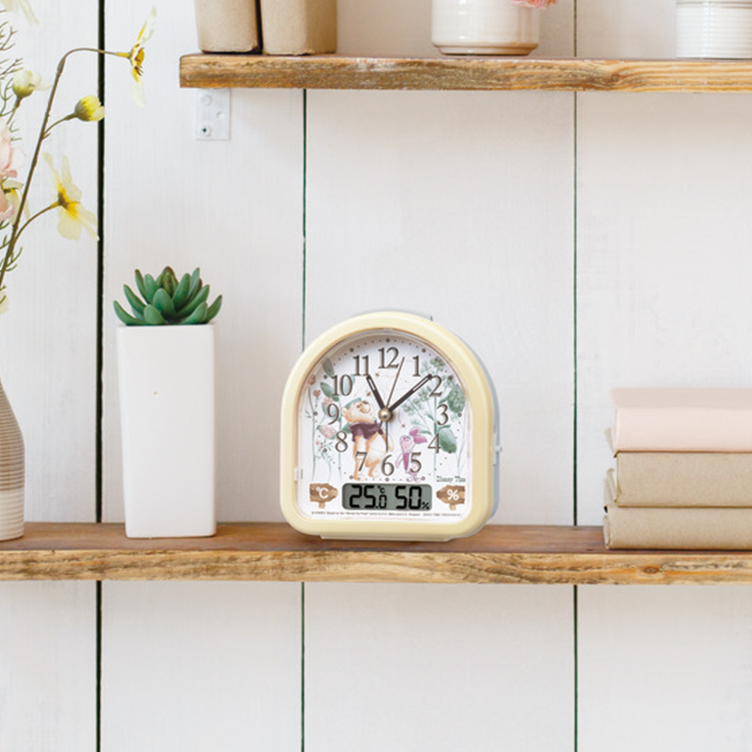 温度 湿度表示付きの目覚まし時計 くまのプーさん ディズニー Disney 通販のベルメゾンネット 温度 湿度表示付きの目覚まし時計 くまのプーさん ディズニー Disney 通販のベルメゾンネット