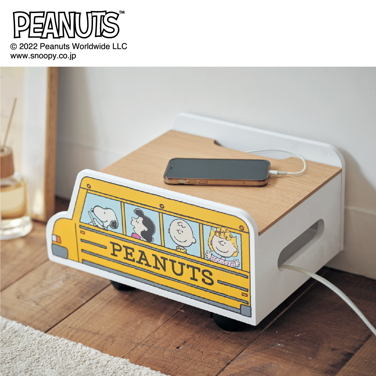 キャスター付きタップ収納「スヌーピー」 キャスター付きタップ収納「スヌーピー」