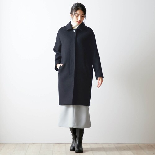 【22年冬新作】 日本製上質素材を使用したステンカラーコート