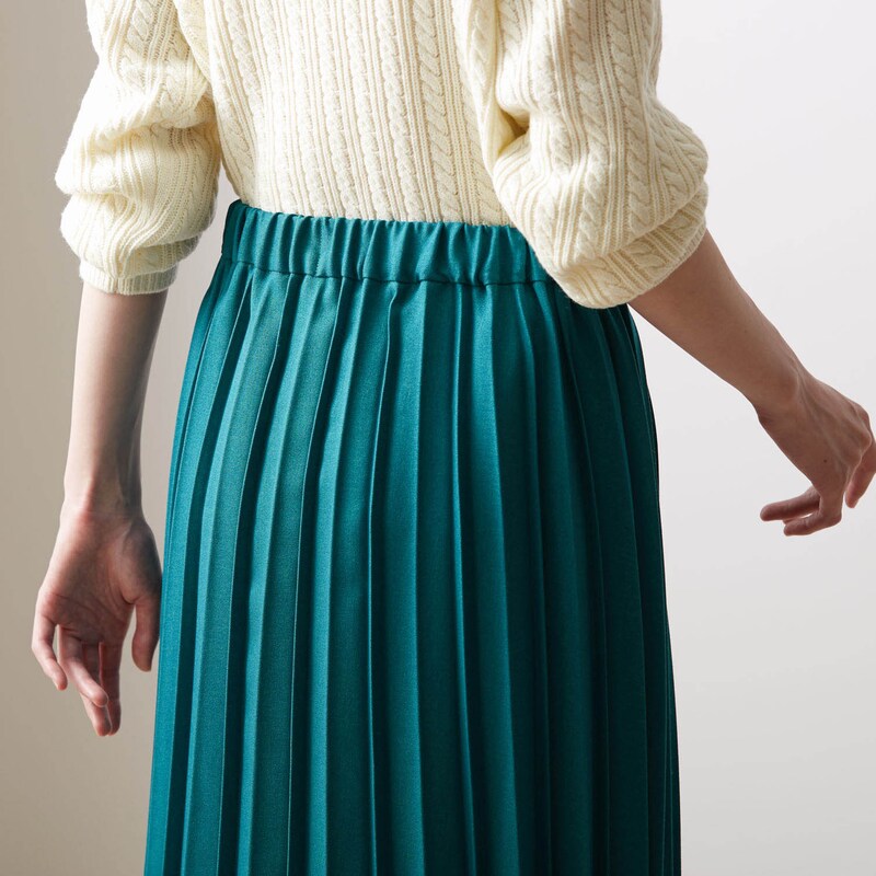 ウール調プリーツスカート（プリーツスカート）｜(エスエヌ バイ  