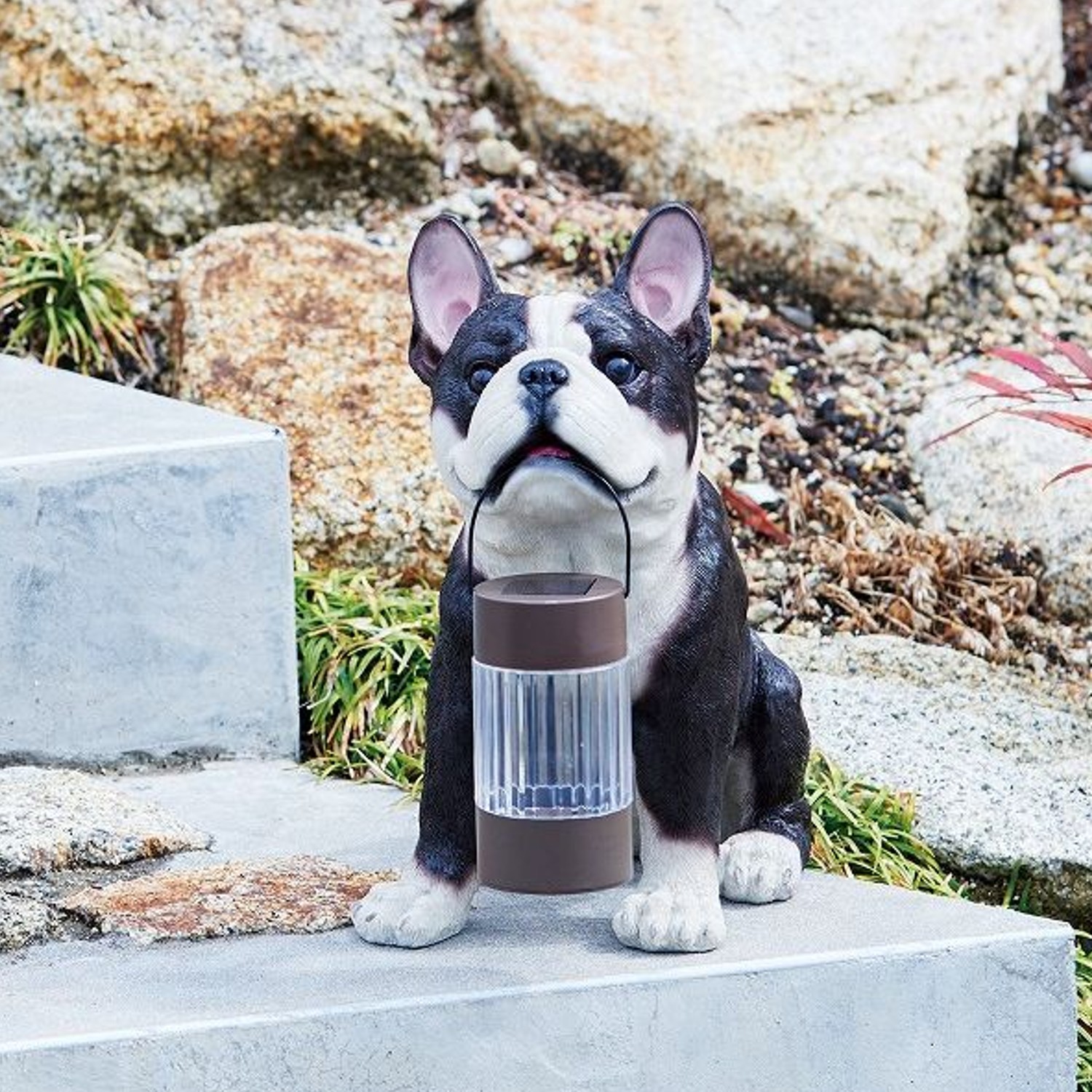 【ベルメゾン】ご主人様のかえりを待つ犬のソーラーオーナメント 【ベルメゾン】ご主人様のかえりを待つ犬のソーラーオーナメント