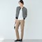 モデル身長170cm／M ※写真は撮影用のため股下+6cmになります。