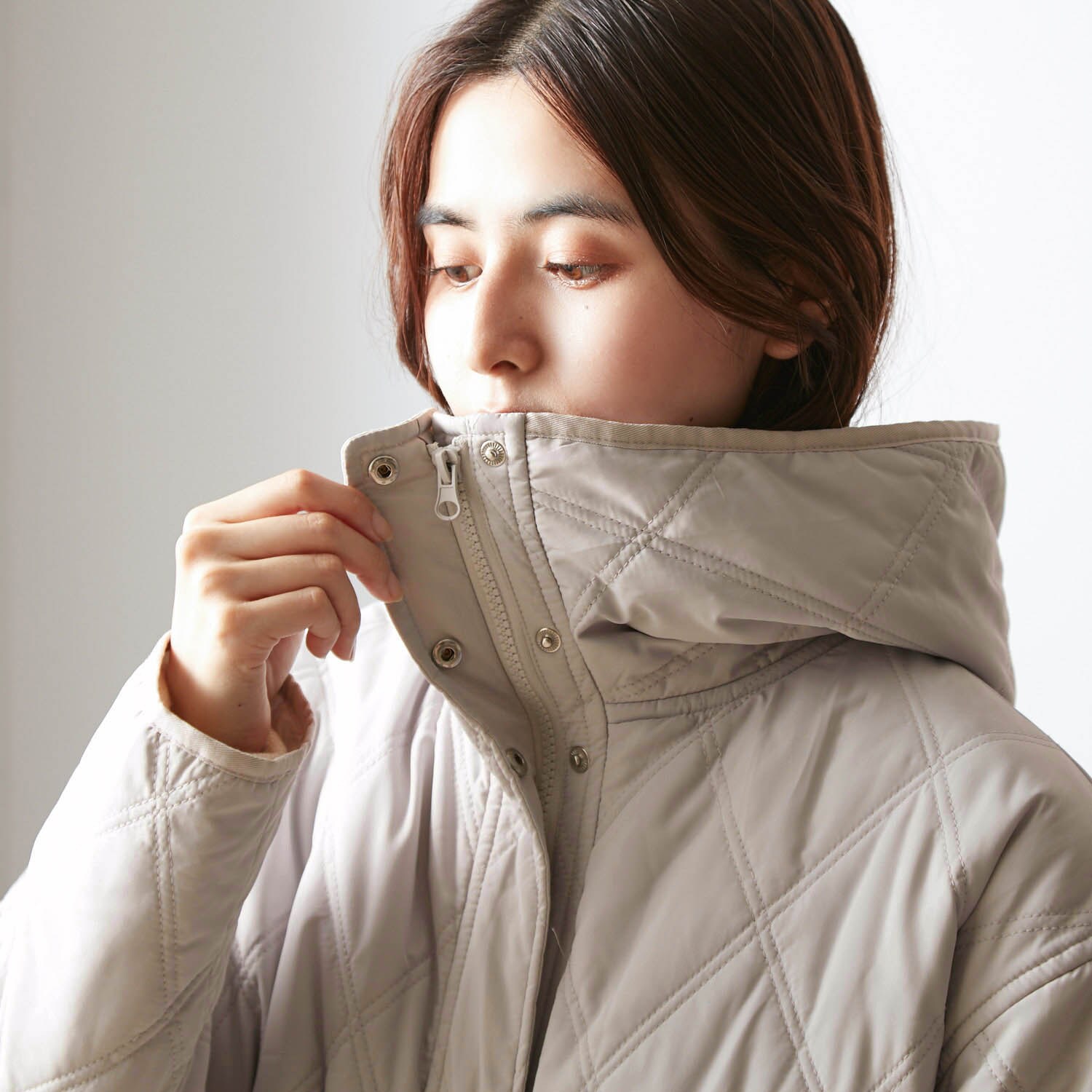 日常使いの最強裏ボアロングコート【撥水・保温】