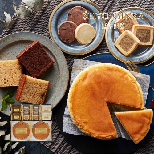 【10%OFF】 西洋銀座監修 チーズケーキ＆プチガトー１２点セット
