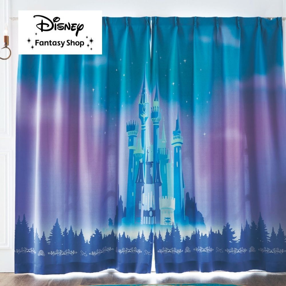 【ディズニー/Disney】一枚絵のような遮光カーテン「シンデレラ」