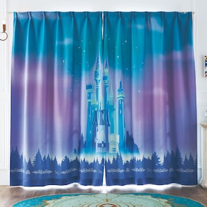 【ディズニー/Disney】一枚絵のような遮光カーテン「シンデレラ」