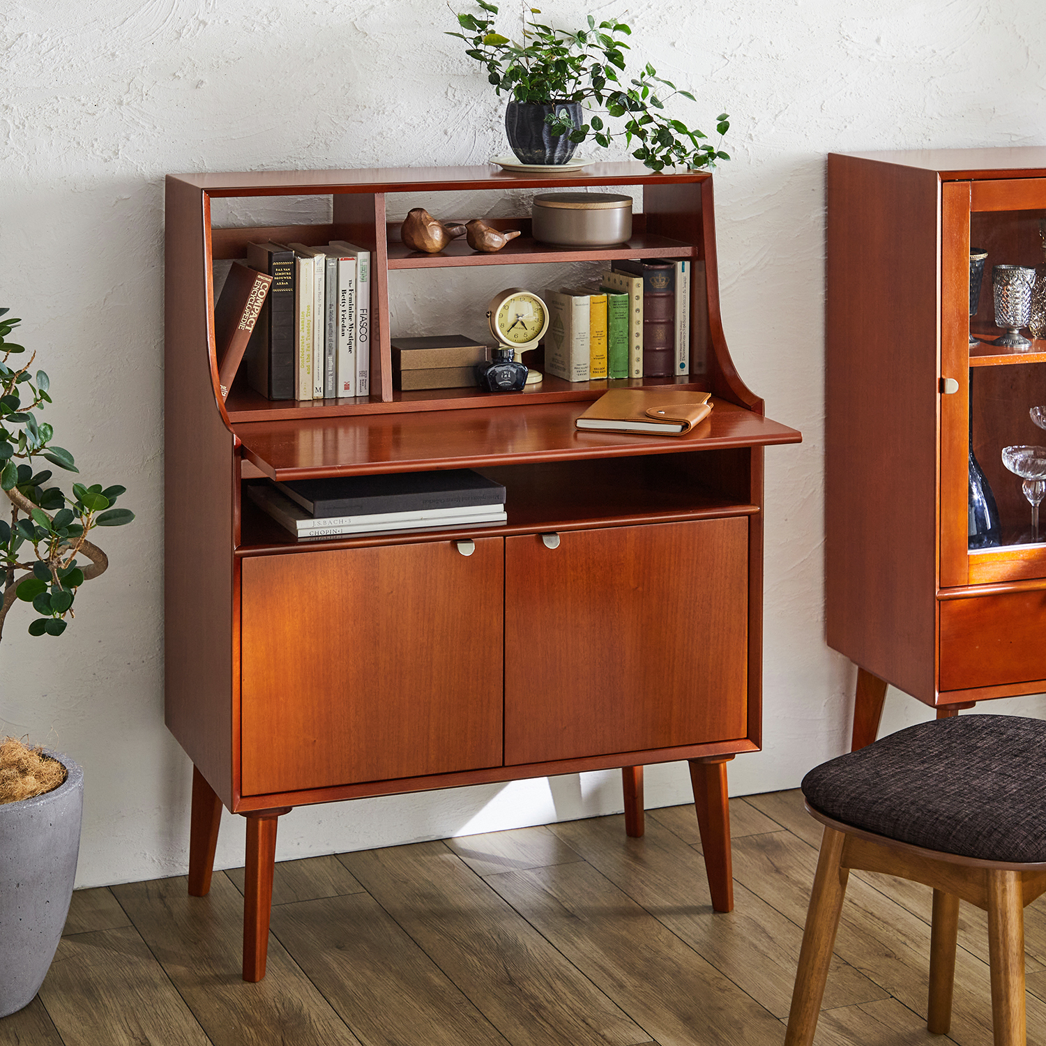 【ベルメゾン】北欧ビンテージ調ライティングデスク