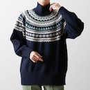 求心編み柄（アラスカのオーロラ）