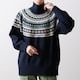 求心編み柄（アラスカのオーロラ）