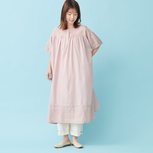 【ベルメゾン】【3月31日(金)販売終了】 刺繍使い被りワンピース