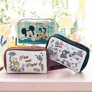 【ディズニー/Disney】印鑑と通帳が収納できるポーチ(選べるキャラクター)