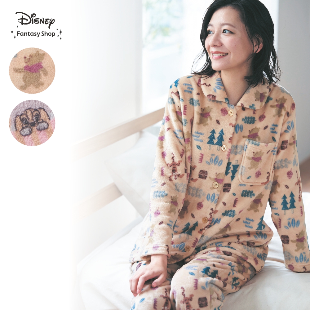 【ディズニー/Disney】ふわふわあったかボアパジャマ(選べるキャラクター)