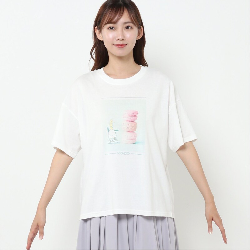 天竺半袖ワイドtシャツ Sanrio サンリオキャラクターズ 通販のベルメゾンネット