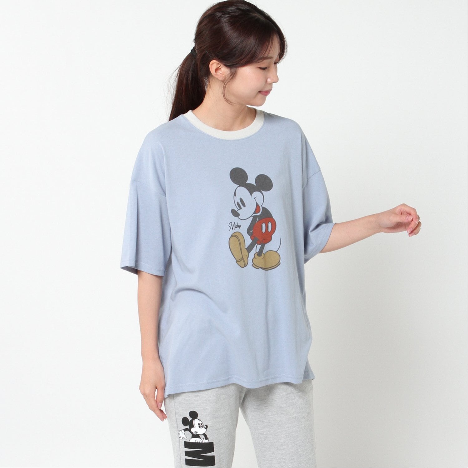 53 新品 15周年 150 Disney Tds Tシャツ カットソー ディズニー ブルー ミッキー 半袖 女の子 未使用 東京ディズニーシー 男の子 青 話題の行列 未使用