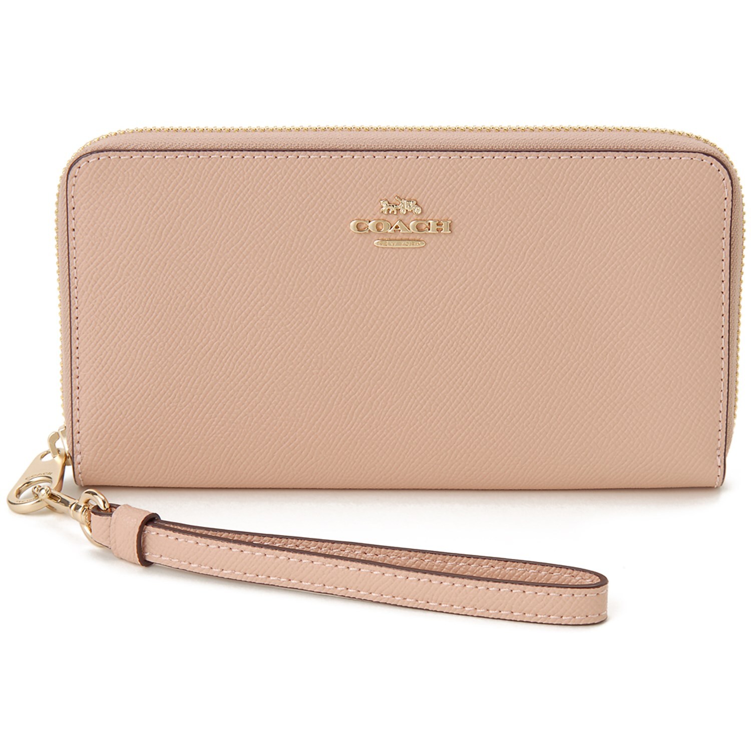超美品 COACH コーチ 長財布 ラウンドファスナー 30-24082605