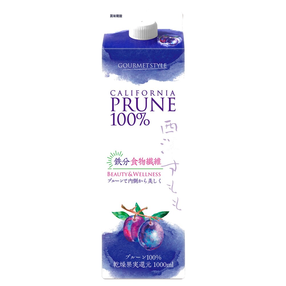 【ベルメゾン】カリフォルニアプルーンジュース100% 1000ml×6本セット
