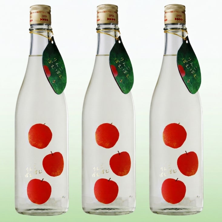 青森県産日本酒りんごぽむぽむ 3本
