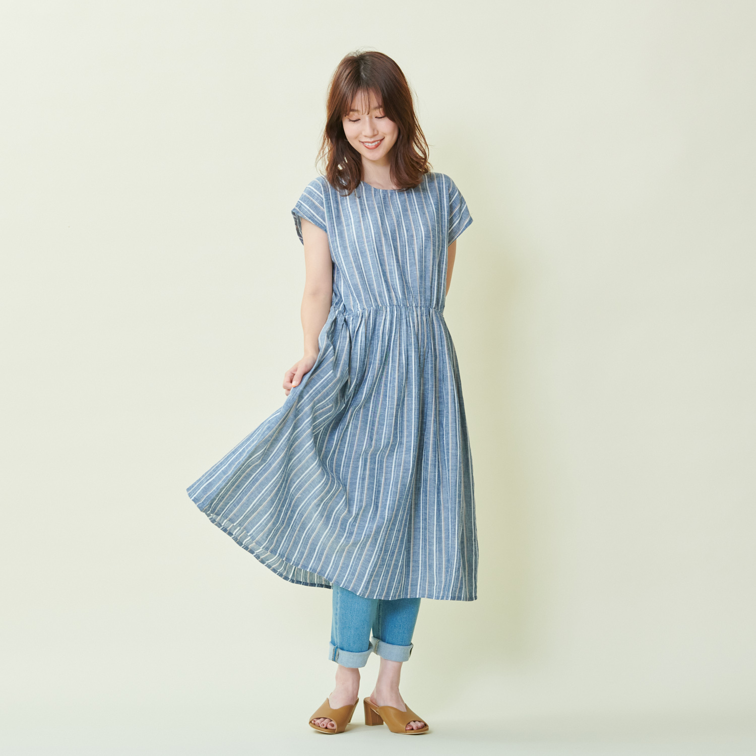 ストライプ ワンピースの通販 通販のベルメゾンネット ストライプ ワンピースの通販 通販のベルメゾンネット