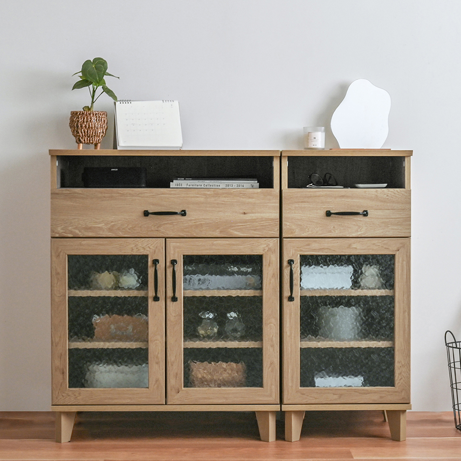 【ベルメゾン】ナチュラルテイストのキャビネット