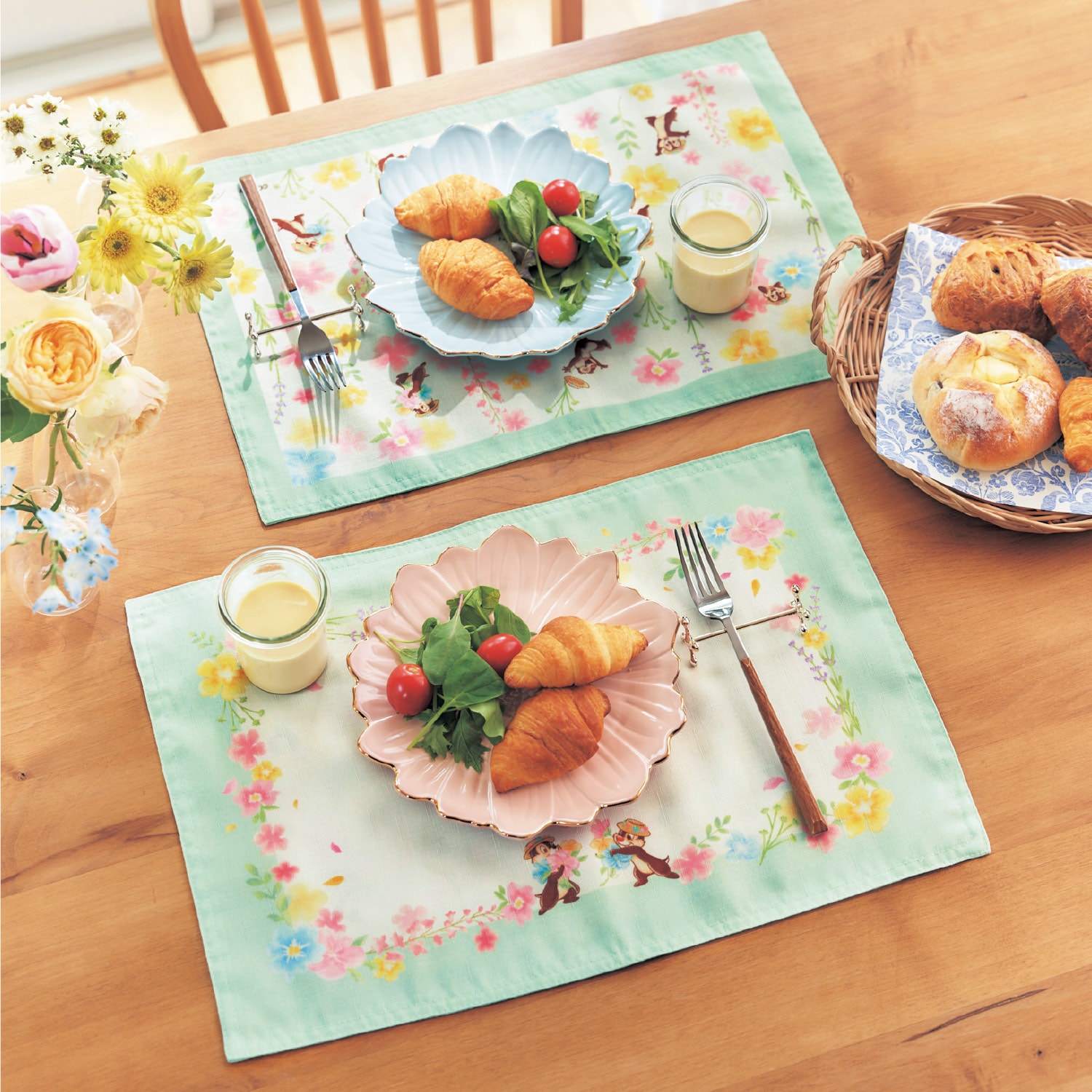 Afternoon Tea テーブルマット ピンク3枚（サービス+1） - 食器