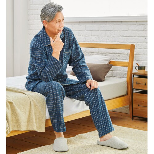 日本製綿１００％ビエラチェックパジャマ