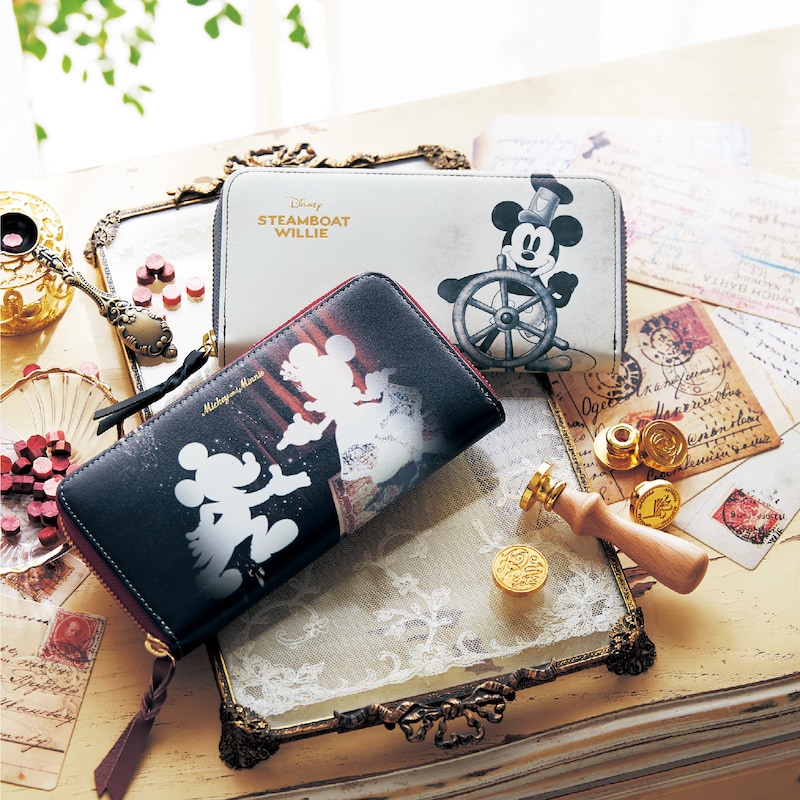 本革プリント長財布 日本製 選べるキャラクター ディズニー Disney 通販のベルメゾンネット
