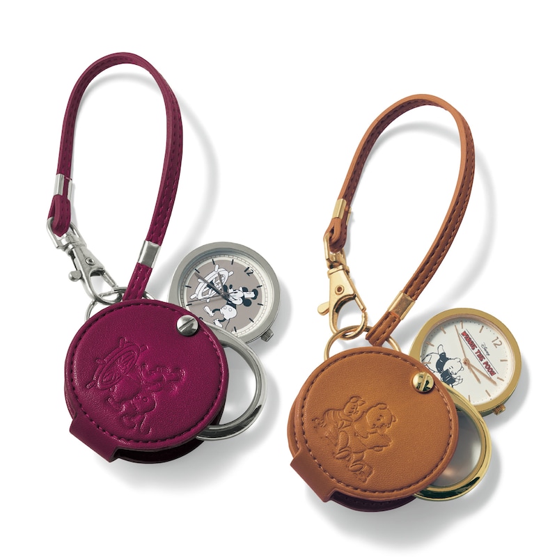 ルーペ付きハングウォッチ（選べるキャラクター）（ディズニー 腕時計  